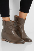 Thumbnail for your product : Etoile Isabel Marant Cluster leather concealed wedge ankle boots