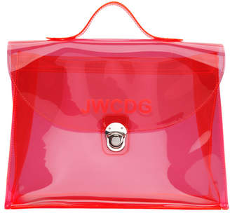Junya Watanabe Pink Transparent JWCDG Top Handle Bag