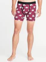 Thumbnail for your product : Old Navy Printed Soft-Washed Boxer-Briefs for Men