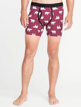 Old Navy Printed Soft-Washed Boxer-Briefs for Men