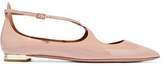 Thumbnail for your product : Aquazzura Avery Patent-leather Point-toe Flats