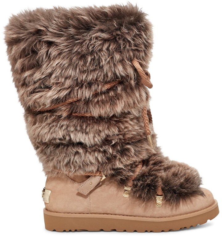 ugg fur top boots