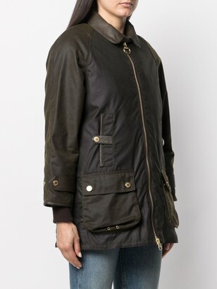 Barbour Wax-Coated Layered Parka