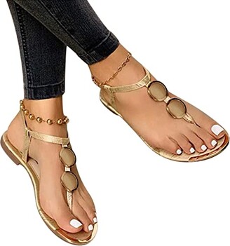 COOFANIN Wide Fit Sandals for Women Heel Summer Sandals for Women Dressy  Covered Toe Black Strappy