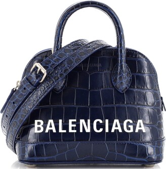 BALENCIAGA VILLE Casual Style 2WAY Leather Party Style Elegant Style Logo  (669814)