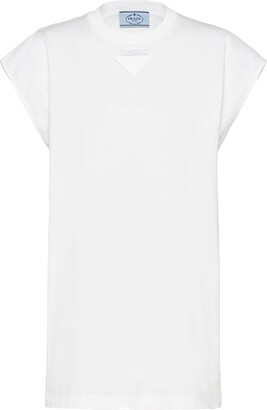 Prada logo-patch T-shirt