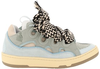 blue lanvin sneakers