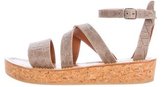 Thumbnail for your product : K Jacques St Tropez Thoronet Embossed Sandals