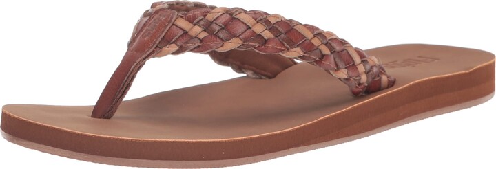 Flojos Divine Multi Braided Faux Leather Strap Sandal