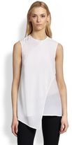 Thumbnail for your product : Yigal Azrouel Cut25 by Silk Asymmetrical Wrap-Around Top