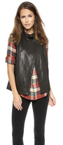 Thumbnail for your product : J Brand Ready-to-Wear Madisyn Leather Vest