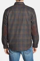 Thumbnail for your product : Tommy Bahama 'Bergamo' Faux Suede Trim Plaid Shirt Jacket