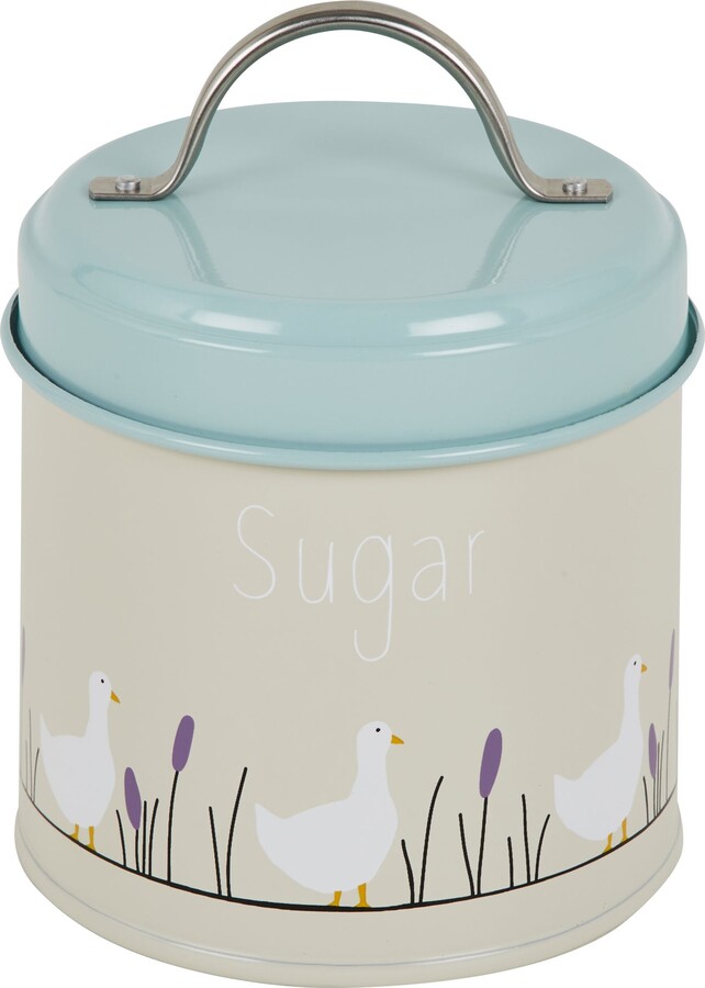 Dunelm Lucy Goose Metal Sugar Canister Cream ShopStyle Food Storage