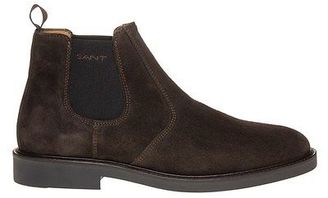 Gant New Mens Brown Spencer Suede Boots Chelsea Elasticated Pull On