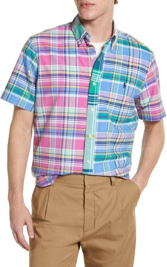 Ralph+lauren+plaid+button+down+shirt+classic+fit | Shop the 