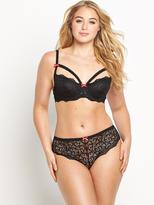 Thumbnail for your product : Sorbet CURVES Allover Lace Quarter Padded Strapping Bra