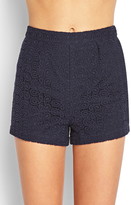 Thumbnail for your product : Forever 21 Paisley Crochet Shorts
