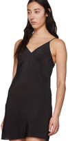 Thumbnail for your product : Fleur Du Mal Black V-Neck Essential Slip Dress