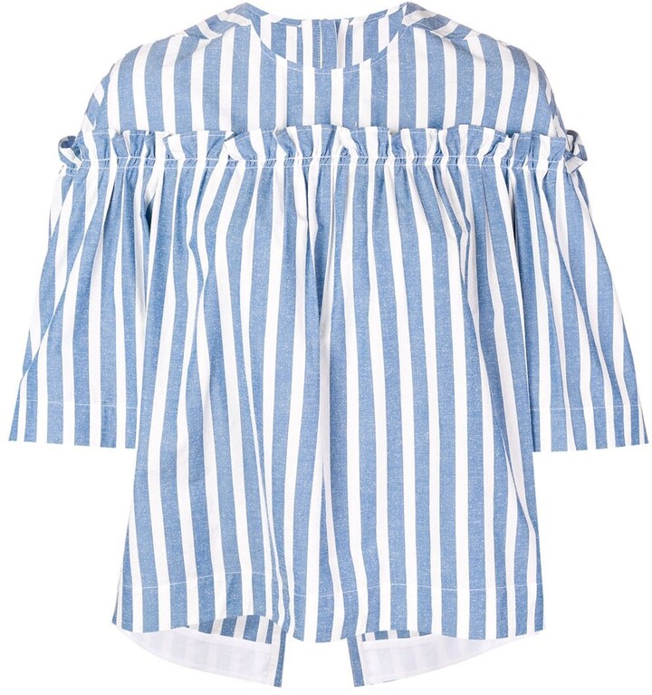 Golden Goose Ashley striped blouse - ShopStyle Shortsleeve Tops