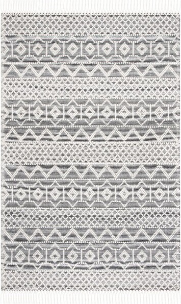 Safavieh NaturaNAT687HandLoomedAreaRug-Ivory/Black-6'x9'