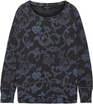 Rag & Bone Max Oversized Printed French Cotton-terry Sweatshirt
