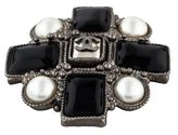 Thumbnail for your product : Chanel CC Pearl & Resin Brooch
