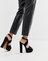 black block heels asos