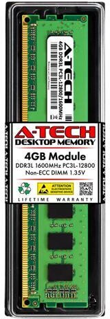 A-Tech 4GB RAM Replacement for Crucial BLS2K4G3D1609ES2LX0 DDR3 1600MHz PC3L-12800 DIMM Desktop Memory