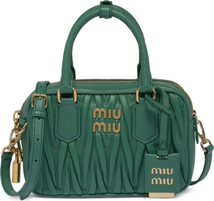 Miu Miu Matelassé Nappa Leather Mini Bag - ShopStyle