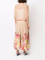 Thumbnail for your product : Blugirl Floral-Print Tie-Fastening Dress