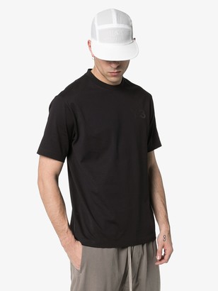 Y-3 logo print short-sleeved cotton T-shirt