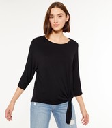 Thumbnail for your product : New Look 3/4 Sleeve Tie Side Top