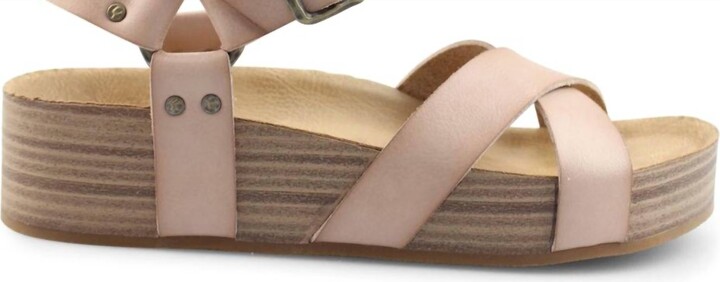 Blowfish Women's Makara Sandals In Blush Dyecut