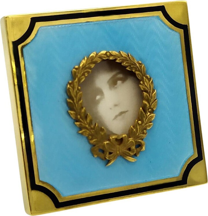 Salimbeni Picture Frame Napoleon Iii French Empire Style Laurel Ornament Sterling Silver.