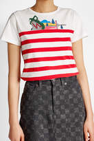 Thumbnail for your product : Marc Jacobs Printed Cotton T-Shirt with Embellishments