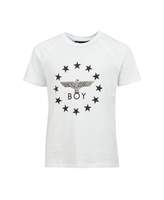 Thumbnail for your product : Boy London Boy Globe Star Tee Colour: WHITE AND BLACK, Size: Age 15-16