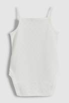 Thumbnail for your product : Next Girls Ecru Pointelle Bodysuits Three Pack (0mths-2yrs)
