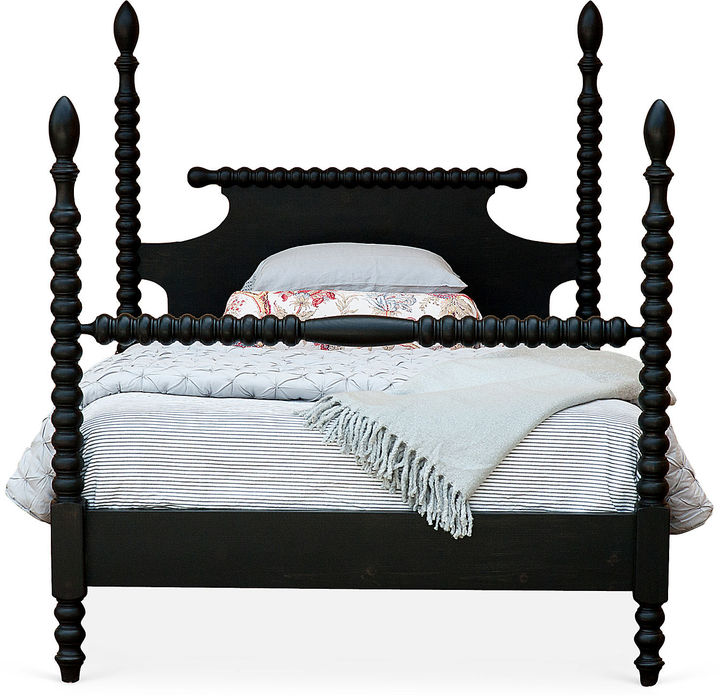 One Kings Lane Gwendoline Spindle Bed, Black ShopStyle