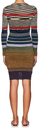 Missoni Women's Striped Fitted Long-Sleeve Dress