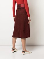 Thumbnail for your product : Proenza Schouler White Label High-Rise Midi Denim Skirt