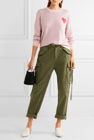 Thumbnail for your product : Chinti and Parker Jacquard Heart Cashmere Sweater - Pink