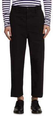 Burberry Cropped Twill Trousers