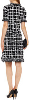 Thumbnail for your product : Oscar de la Renta Frayed Jacquard-knit Dress