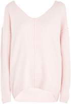 Thumbnail for your product : Topshop Super soft longline v-neck sweater