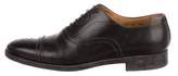 Thumbnail for your product : Santoni Leather Cap-Toe Brogues