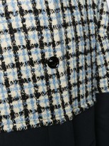 Thumbnail for your product : Marni Check-Print Detail Single-Breasted Coat