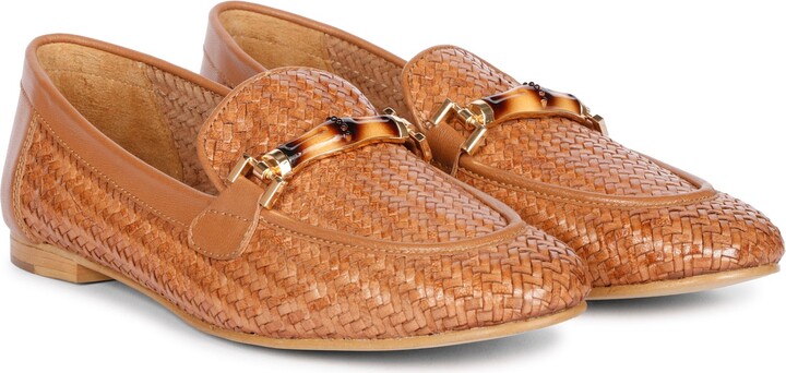 Saint G Brown Marisa Cuoio - Flat Loafers