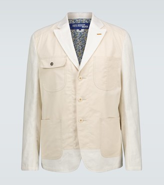 white linen blazer mens