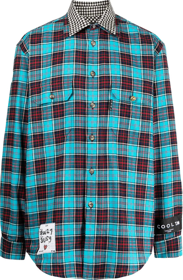 COOL T.M Reversible Plaid Shirt