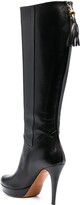 Thumbnail for your product : Gucci Polished-Finish High-Heel Boots